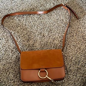 Womens cognac crossbody
